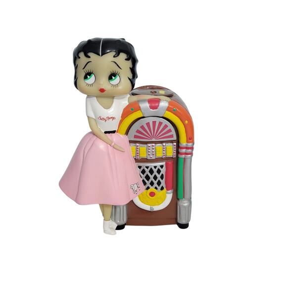 Vintage Betty Boop Jukebox Coin Bank 2003 Music plays when Coin Is Deposited - Picture 1 of 5